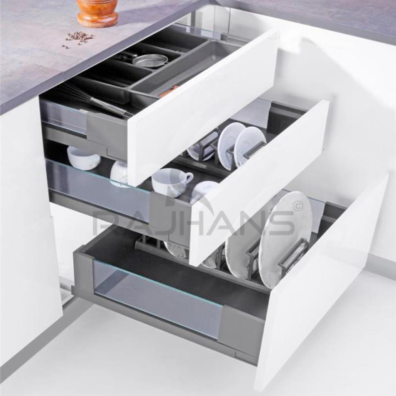 Smart Slim Drawer Box (Glass)